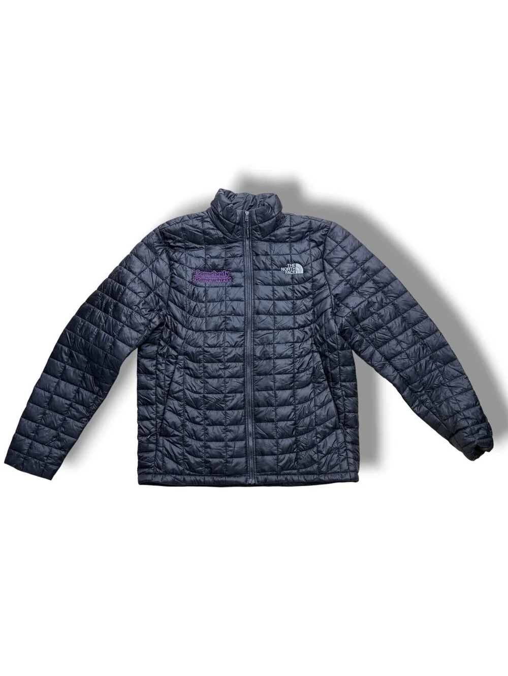 The North Face ThermoBall Eco Jacket Black Full Zip Insulated Mens M
